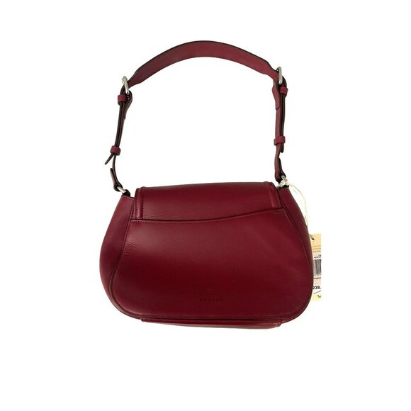 Radley $238 Newton Medium Flap Leather Burgundy Shoulder Bag NWT - Picture 6 of 8